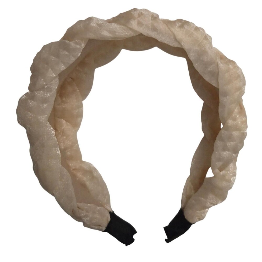 Naruning Beige Braided Headband